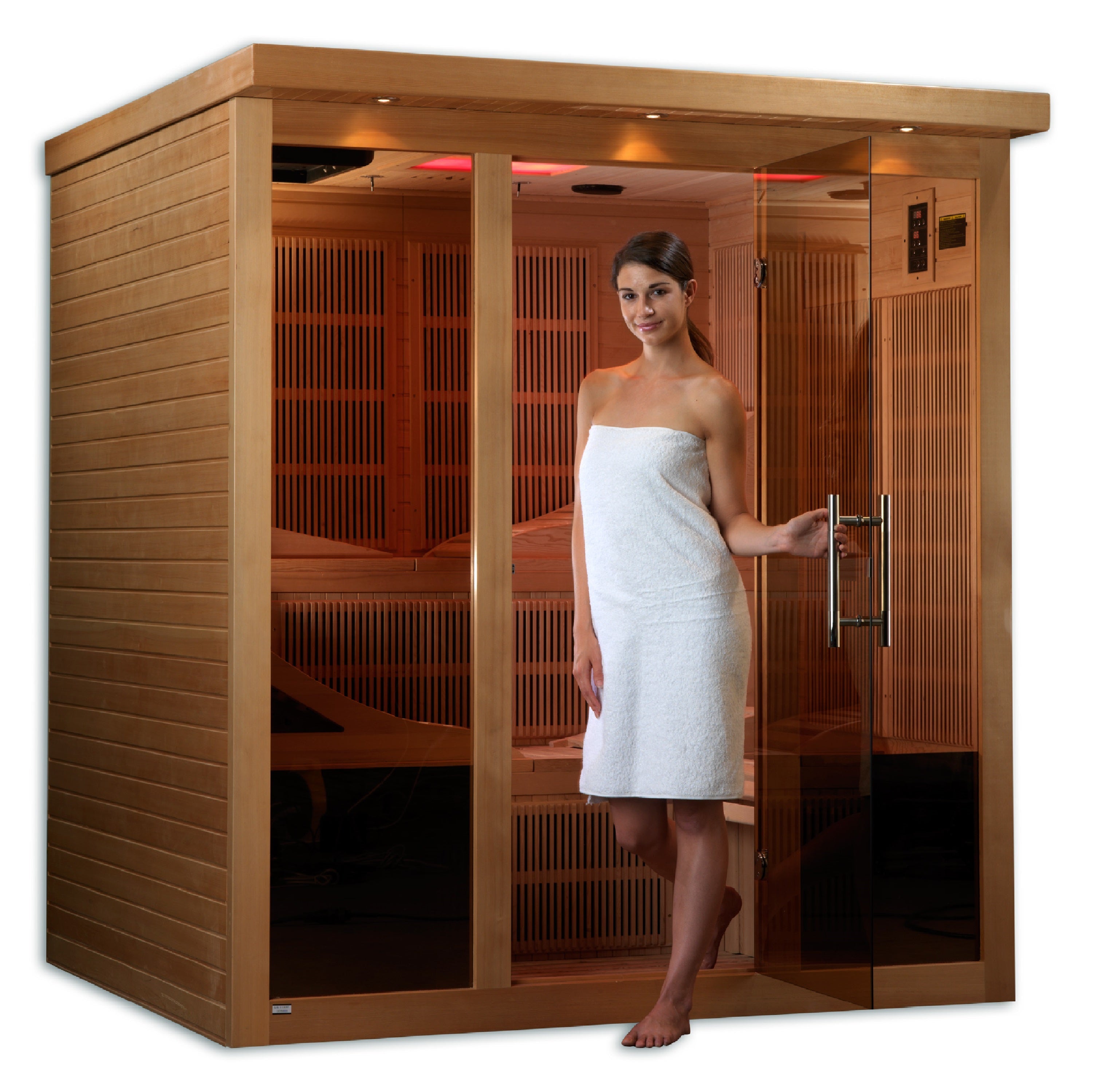 Monaco - 6 Person Near Zero EMF Far IR Sauna