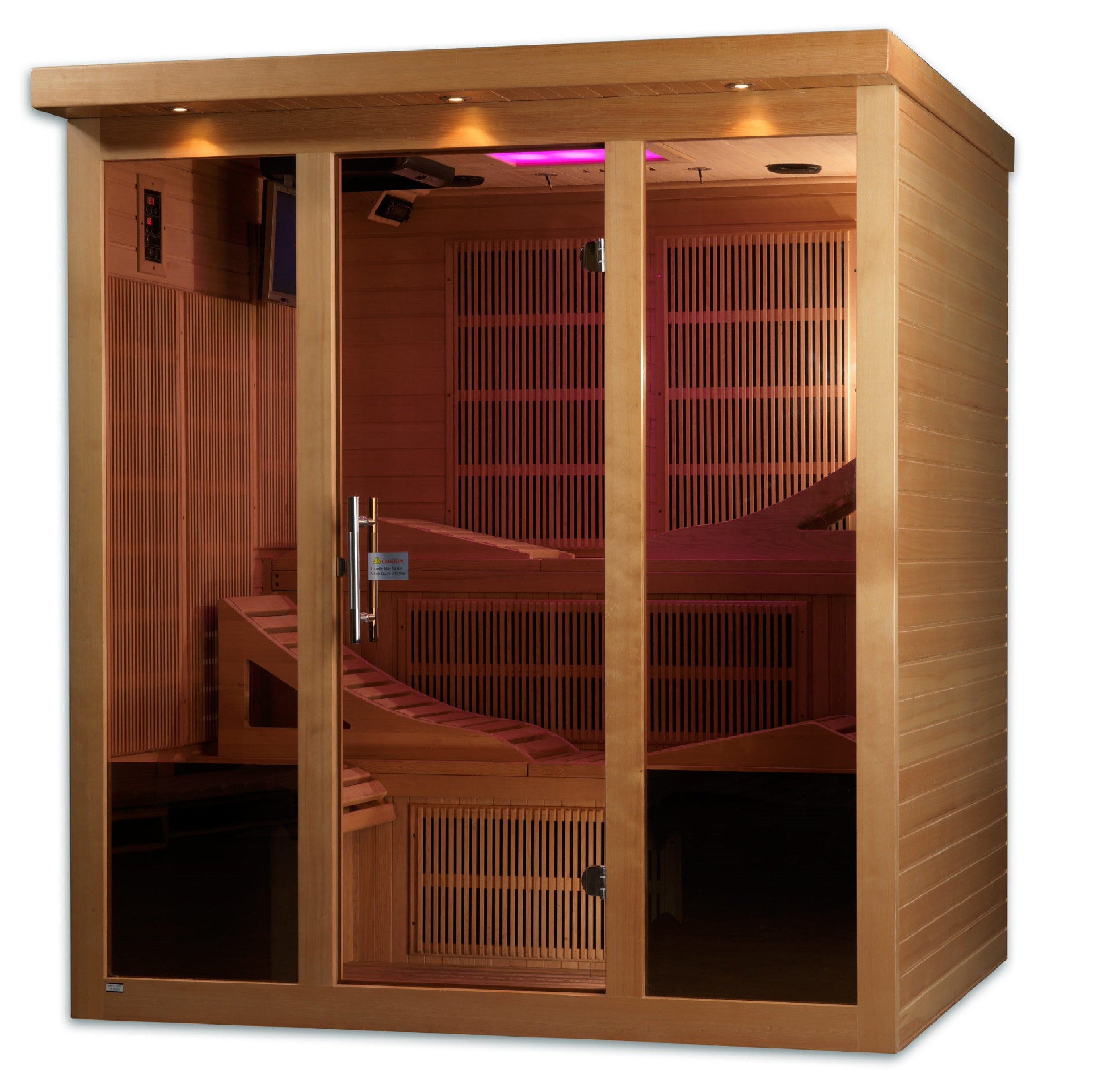 Monaco - 6 Person Near Zero EMF Far IR Sauna