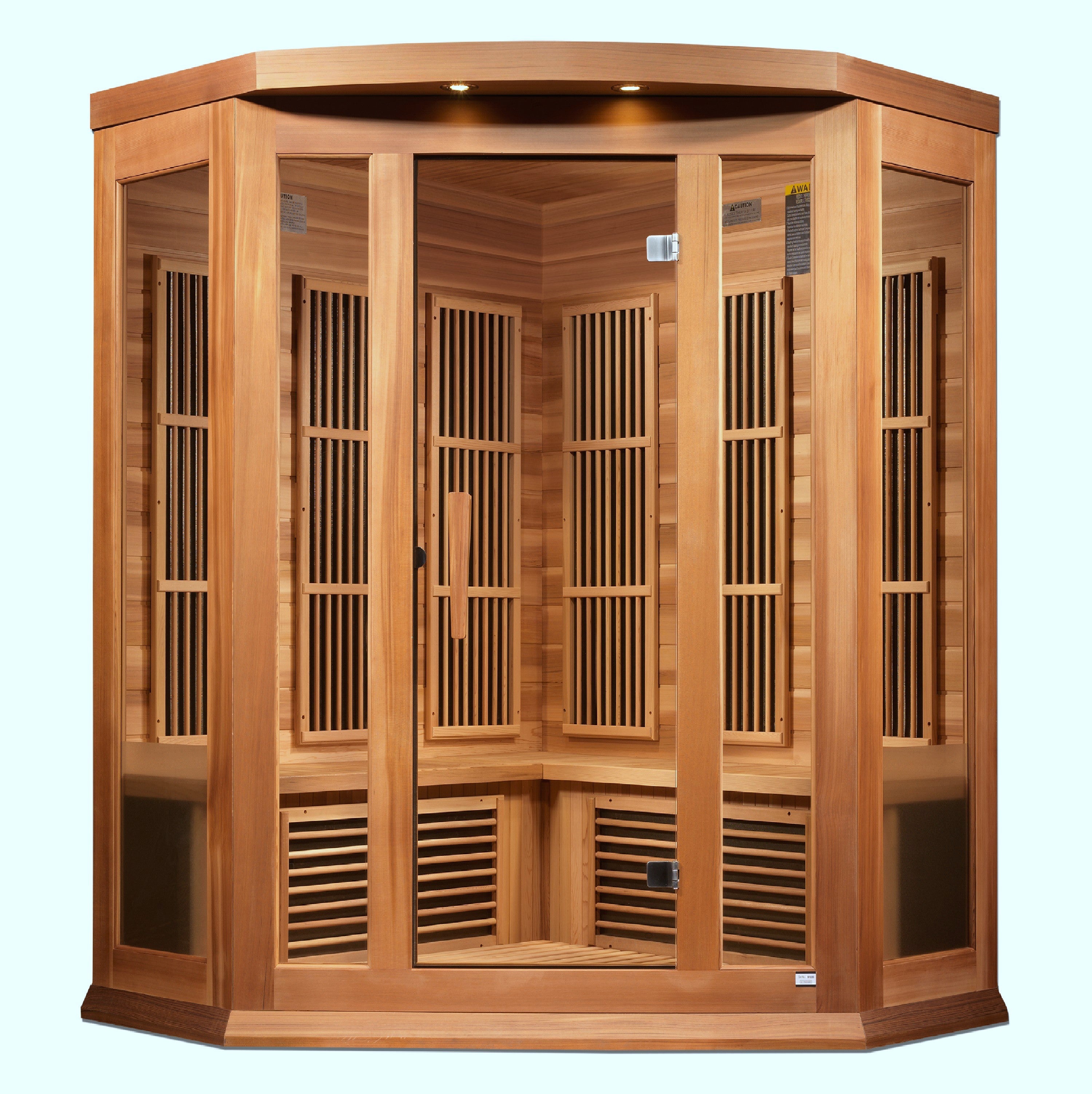 Maxxus Avignon 3 Person Corner Near Zero EMF FAR IR Sauna