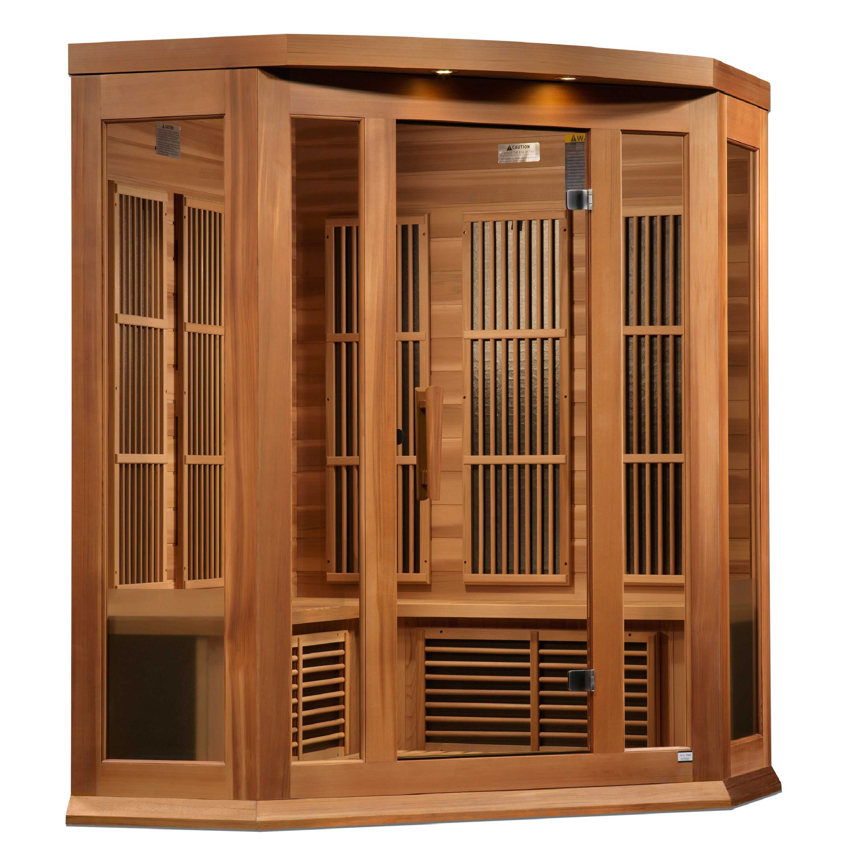Maxxus Avignon 3 Person Corner Near Zero EMF FAR IR Sauna