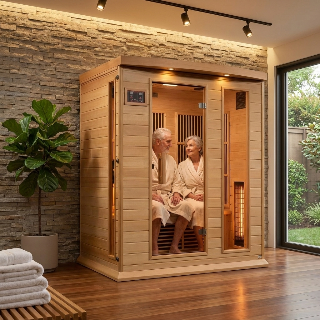 Maxxus 3 Person Near Zero EMF FAR IR Sauna