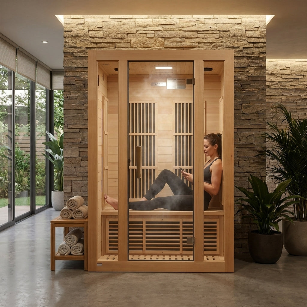 Maxxus Seattle 2 Person Near Zero EMF FAR IR Sauna