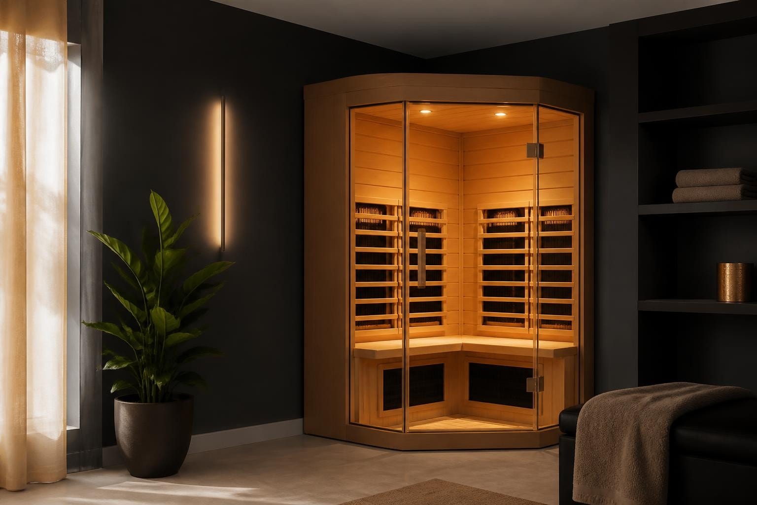 Sauna Corner: Smart Design Solutions for Home Wellness