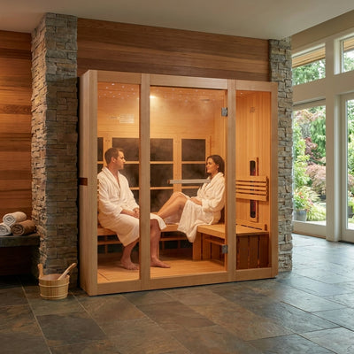 8 Person Full Spectrum Near Zero EMF FAR IR Sauna