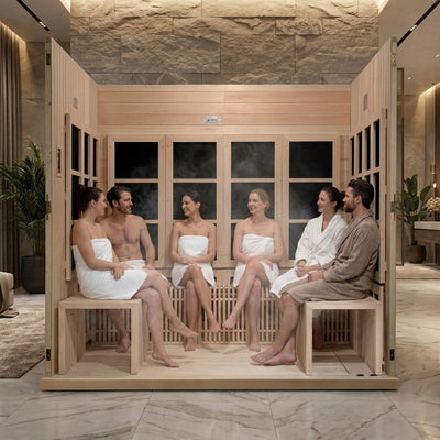 Catalonia - 8 Person Yoga & Wheelchair Accessible Near Zero EMF FAR IR Sauna