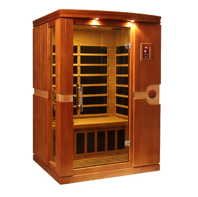 Dynamic Venice 2 Person Ultra Low EMF With Roof Vent - Far Infrared Sauna