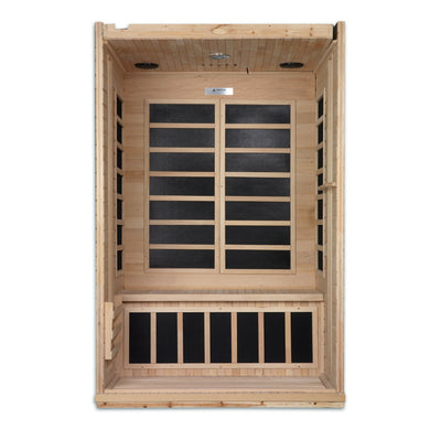 Dynamic Venice 2 Person Ultra Low EMF With Roof Vent - Far Infrared Sauna