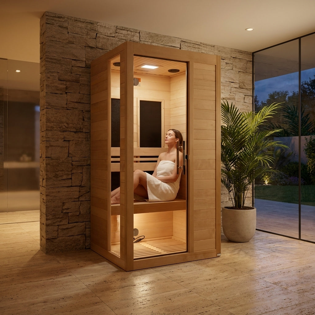 Dynamic Veneto 1-2 Person Ultra Low EMF FAR IR Sauna