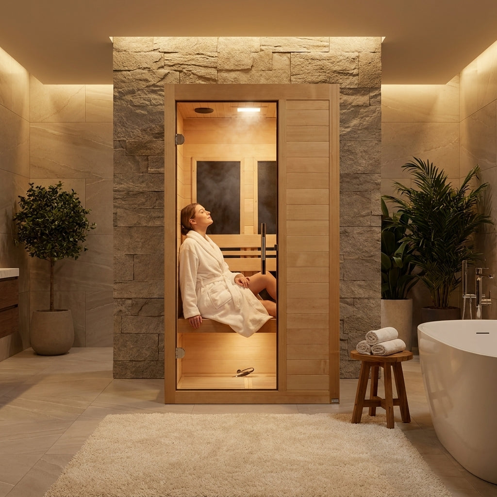 Dynamic Veneto 1-2 Person Ultra Low EMF FAR IR Sauna
