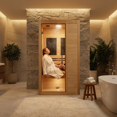 Dynamic Veneto 1-2 Person Ultra Low EMF FAR IR Sauna
