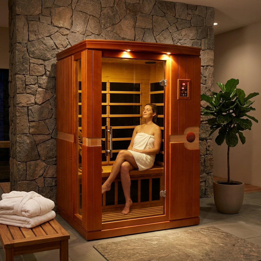 Dynamic Venice 2 Person Ultra Low EMF With Roof Vent - Far Infrared Sauna