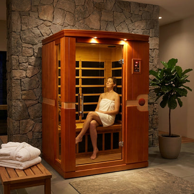 Dynamic Venice 2 Person Ultra Low EMF With Roof Vent - Far Infrared Sauna