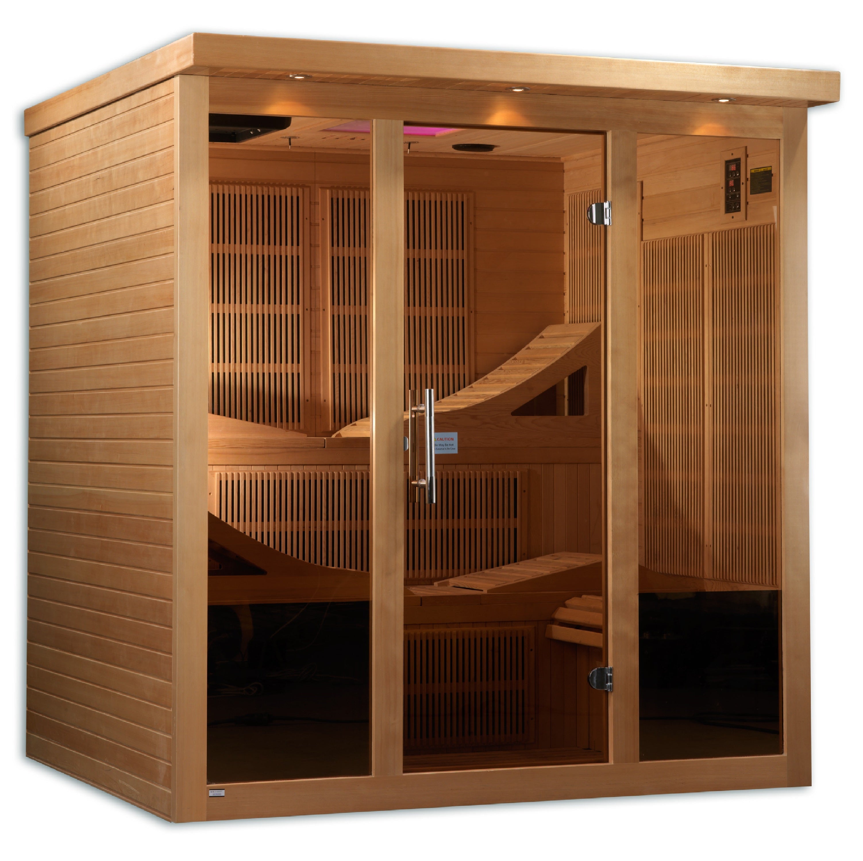 Monaco - 6 Person Near Zero EMF Far IR Sauna
