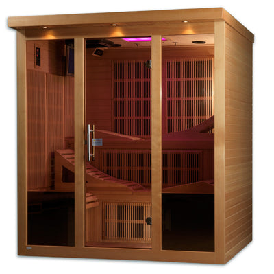 Monaco - 6 Person Near Zero EMF Far IR Sauna