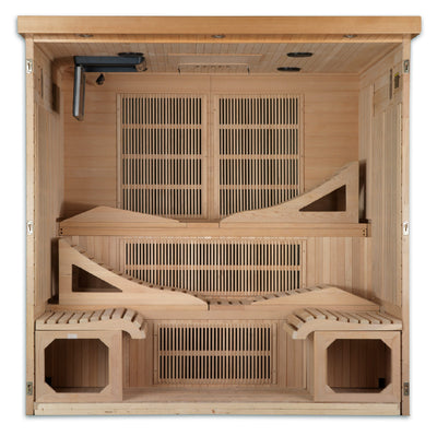 Monaco - 6 Person Near Zero EMF Far IR Sauna
