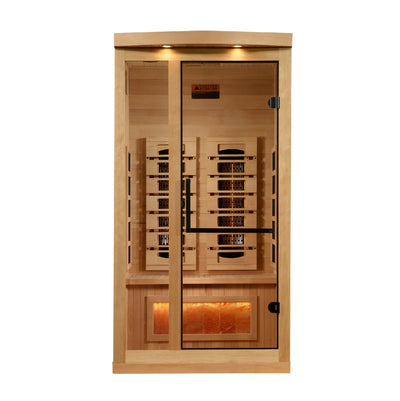 1 Person Full Spectrum with Himalayan Salt Bar IR Sauna