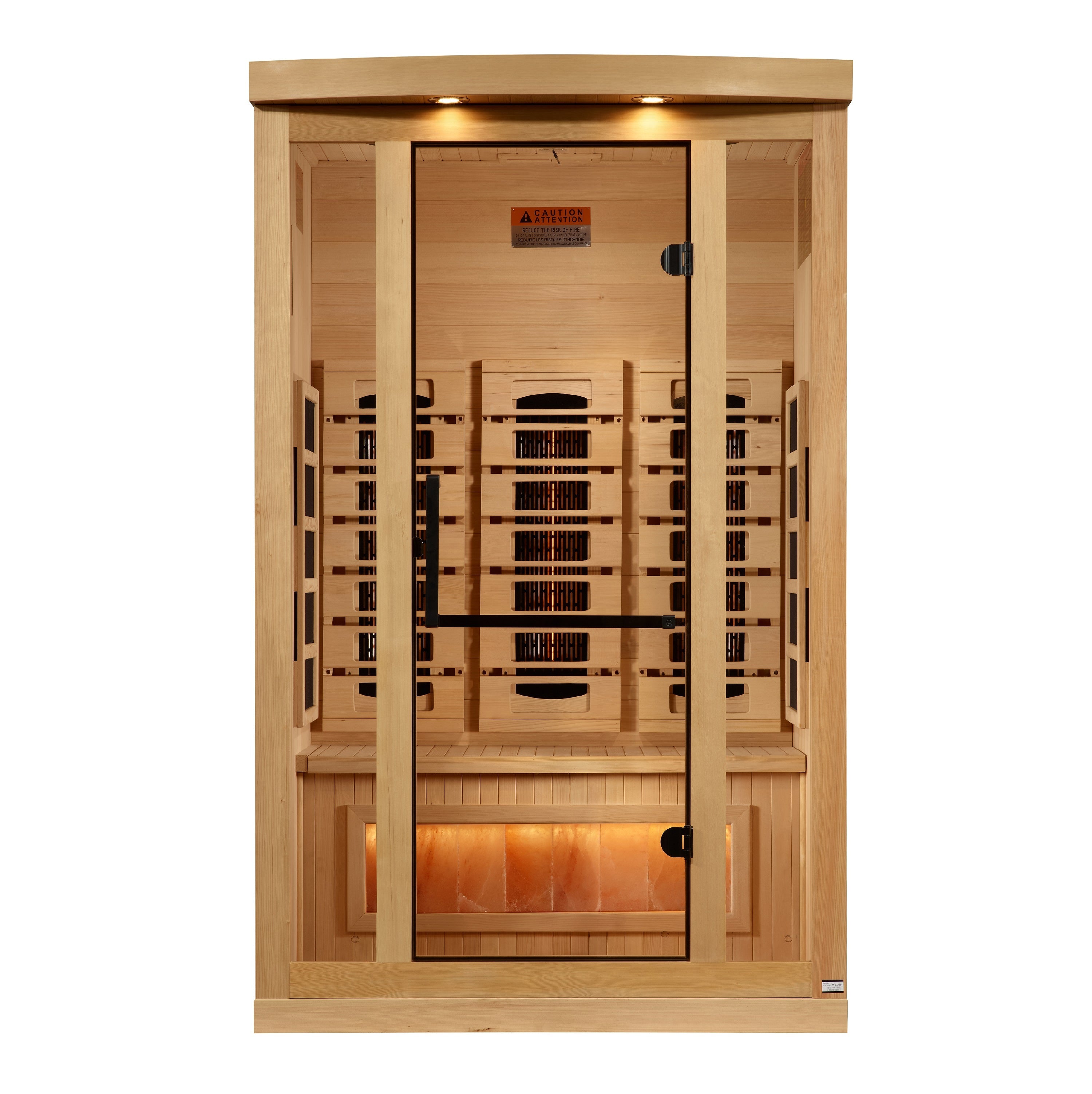 2 Person Full Spectrum with Himalayan Salt Bar IR Sauna