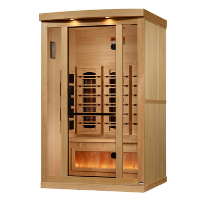 2 Person Full Spectrum with Himalayan Salt Bar IR Sauna