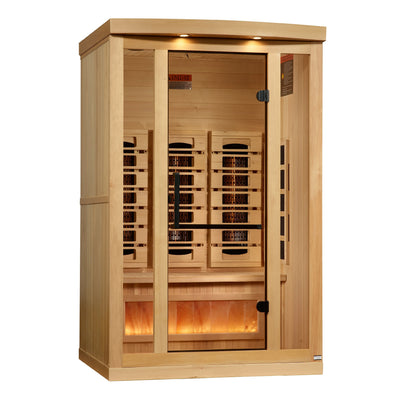 2 Person Full Spectrum with Himalayan Salt Bar IR Sauna