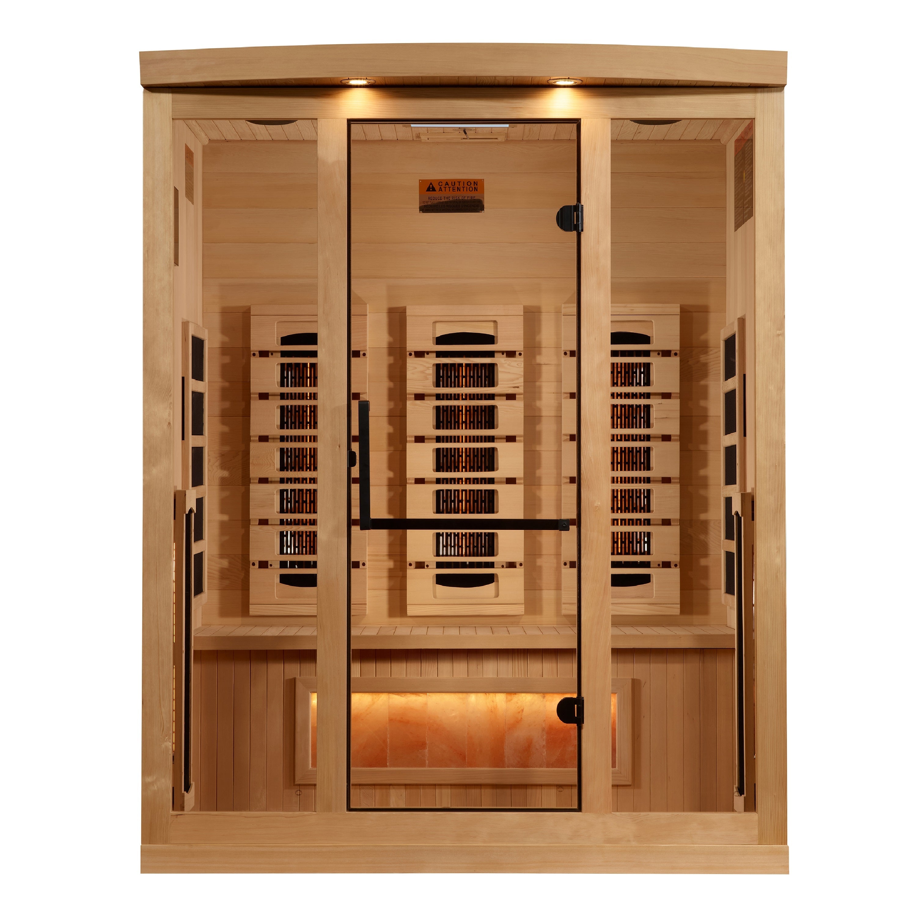 3 Person Full Spectrum with Himalayan Salt Bar IR Sauna