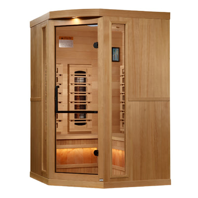 3 Person Full Spectrum with Himalayan Salt Bar Corner IR Sauna