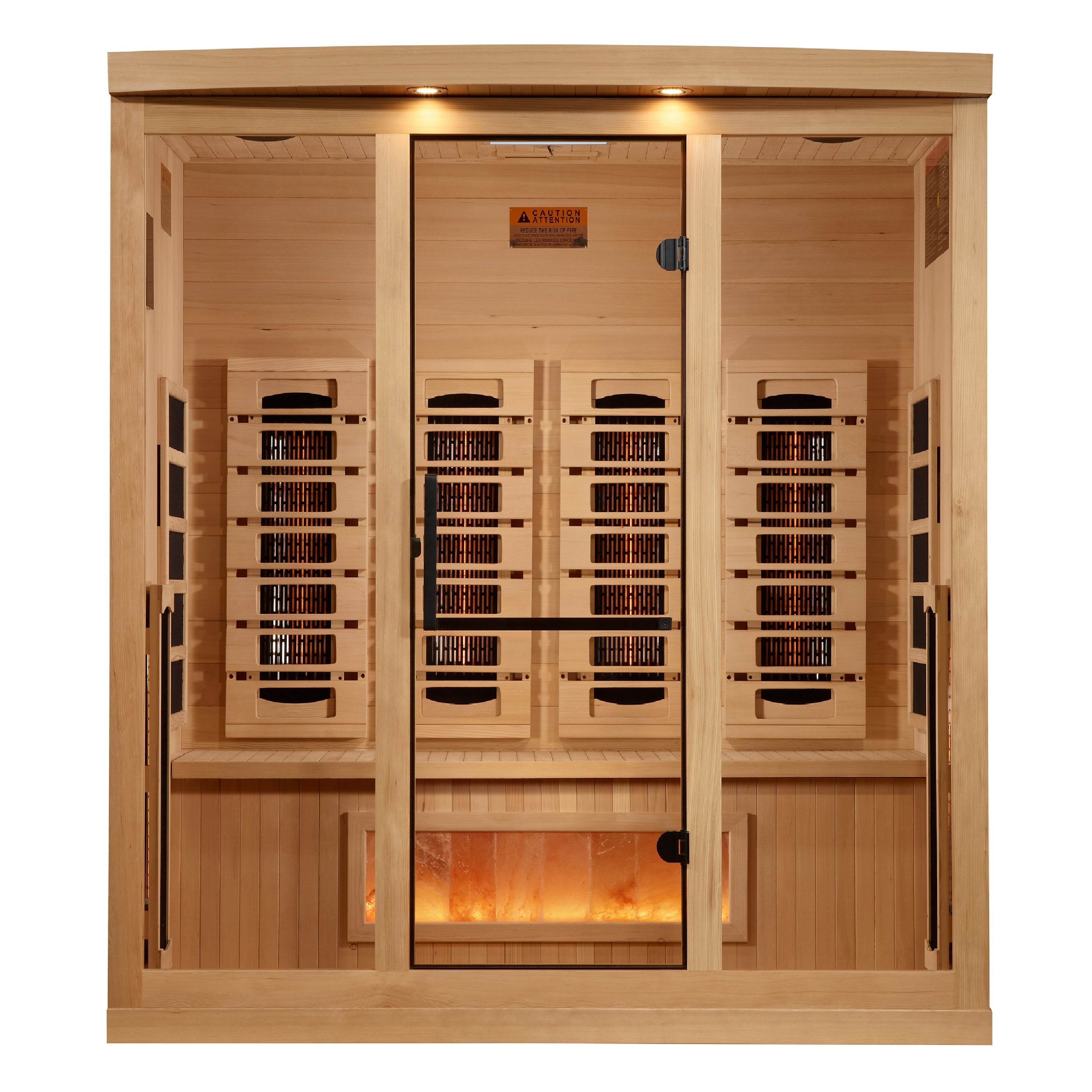 4 Person Full Spectrum with Himalayan Salt Bar IR Sauna