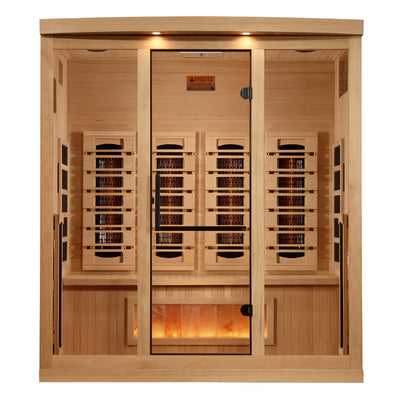 4 Person Full Spectrum with Himalayan Salt Bar IR Sauna