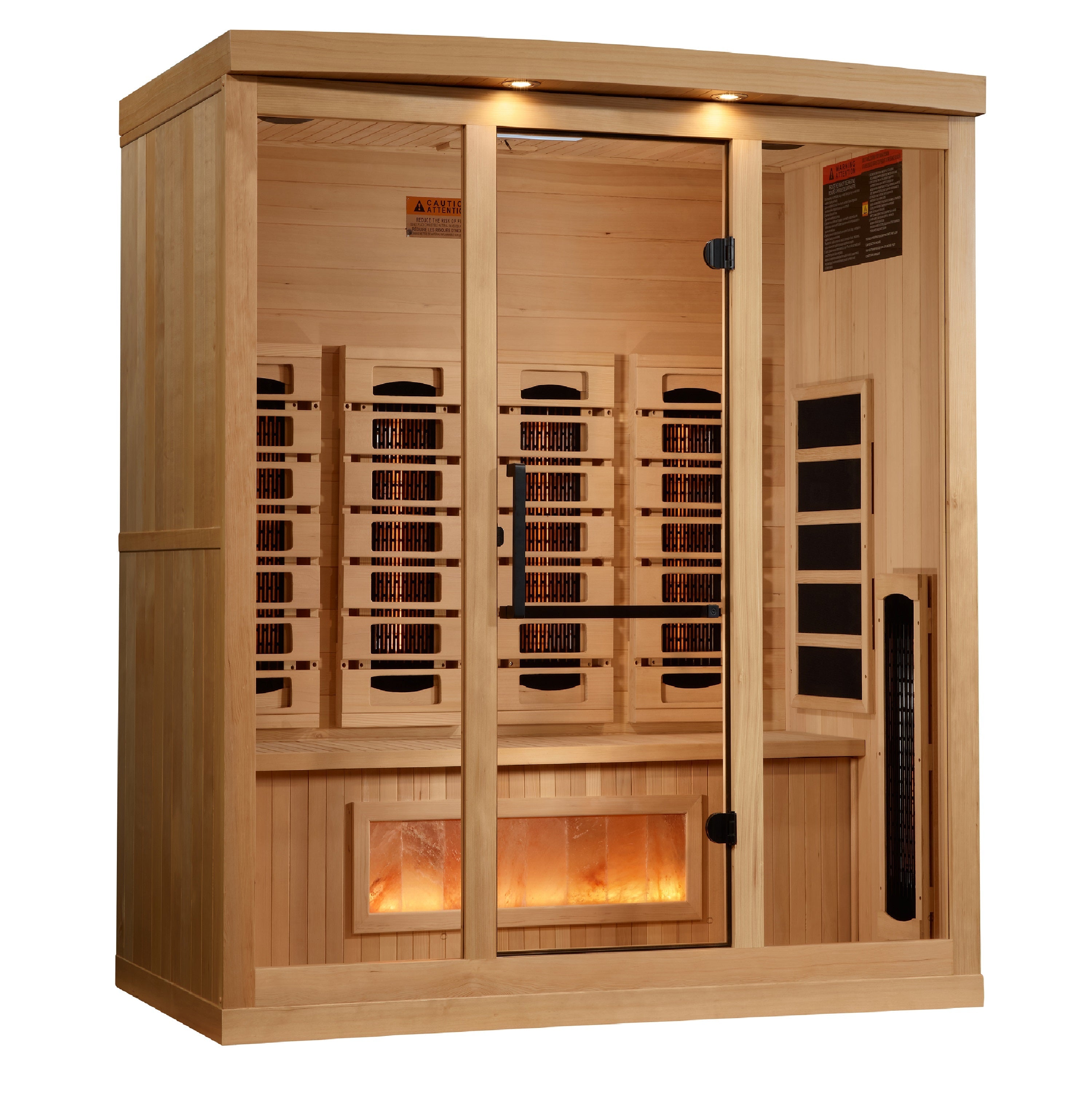 4 Person Full Spectrum with Himalayan Salt Bar IR Sauna