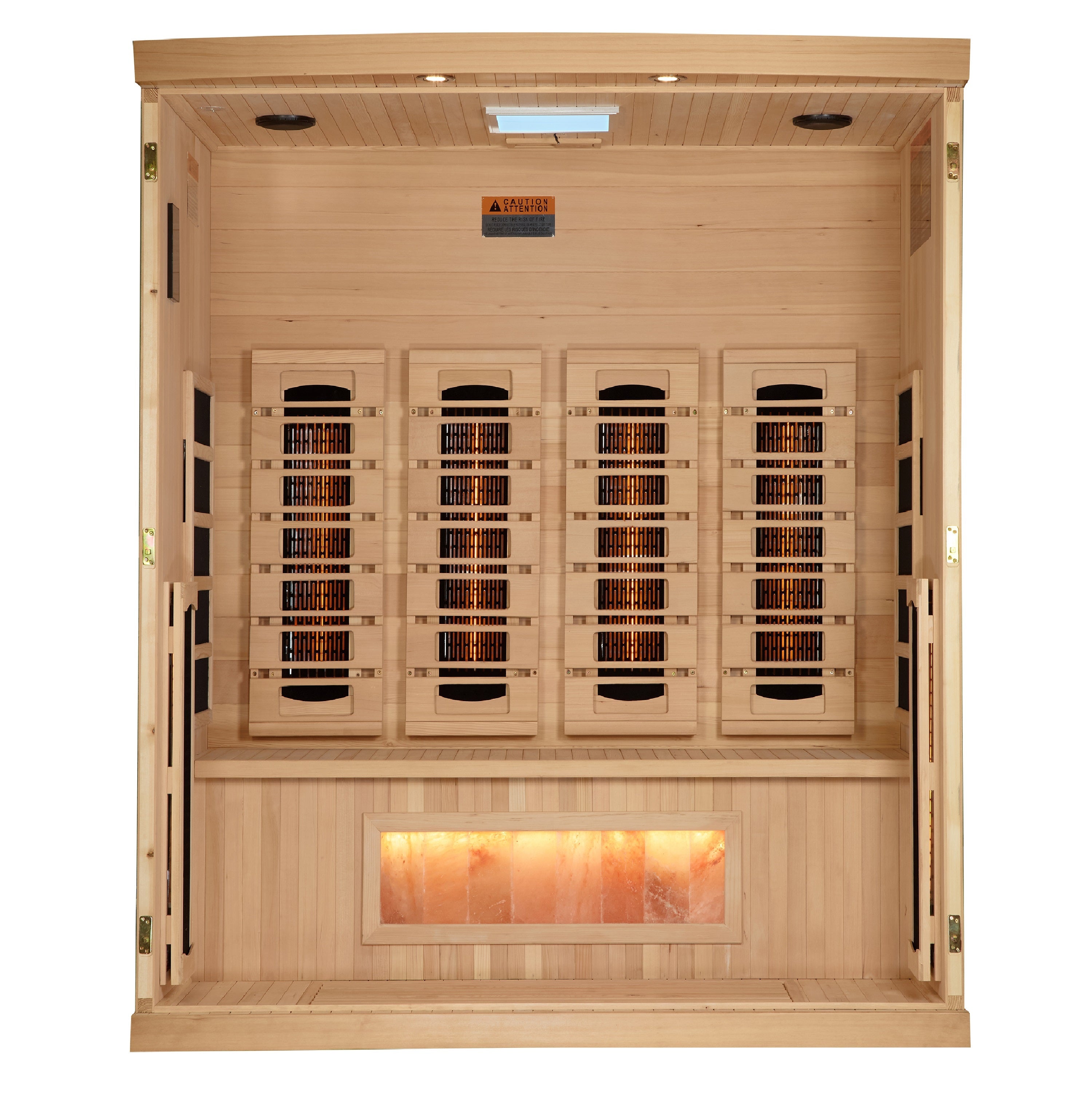 4 Person Full Spectrum with Himalayan Salt Bar IR Sauna