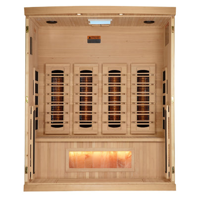 4 Person Full Spectrum with Himalayan Salt Bar IR Sauna