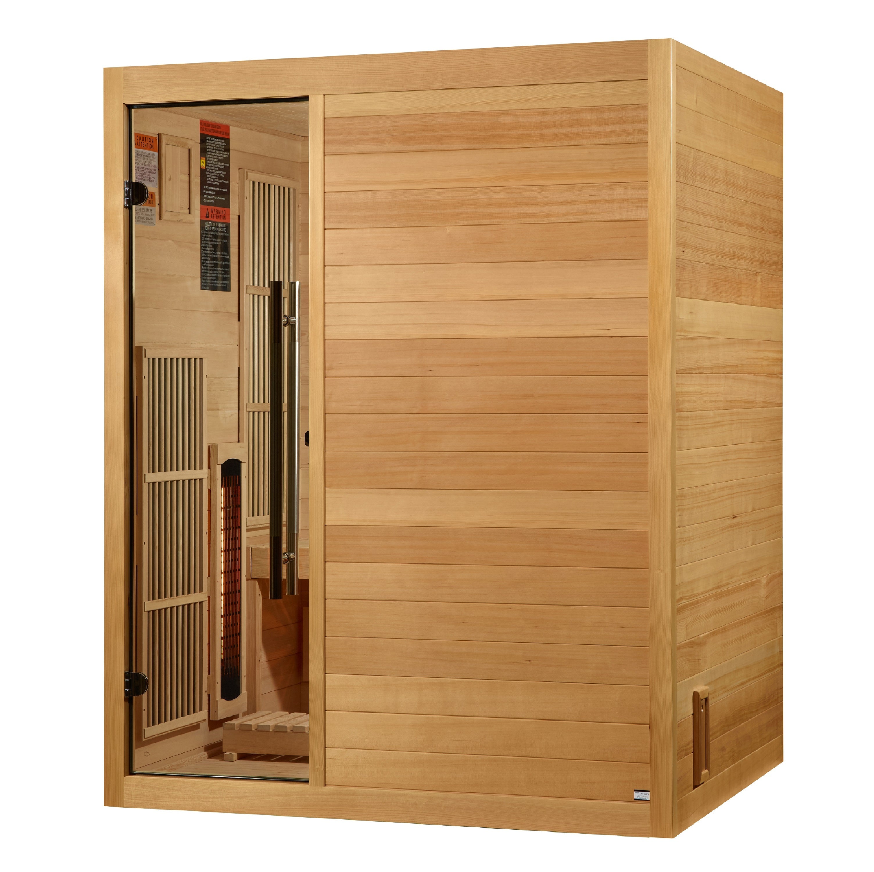 Soria 2026, 3 Person Indoor Hybrid Sauna, Full Spectrum & Built in Harvia Traditional Stove