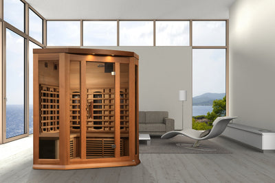 Maxxus 3 Person Full Spectrum Corner IR Sauna