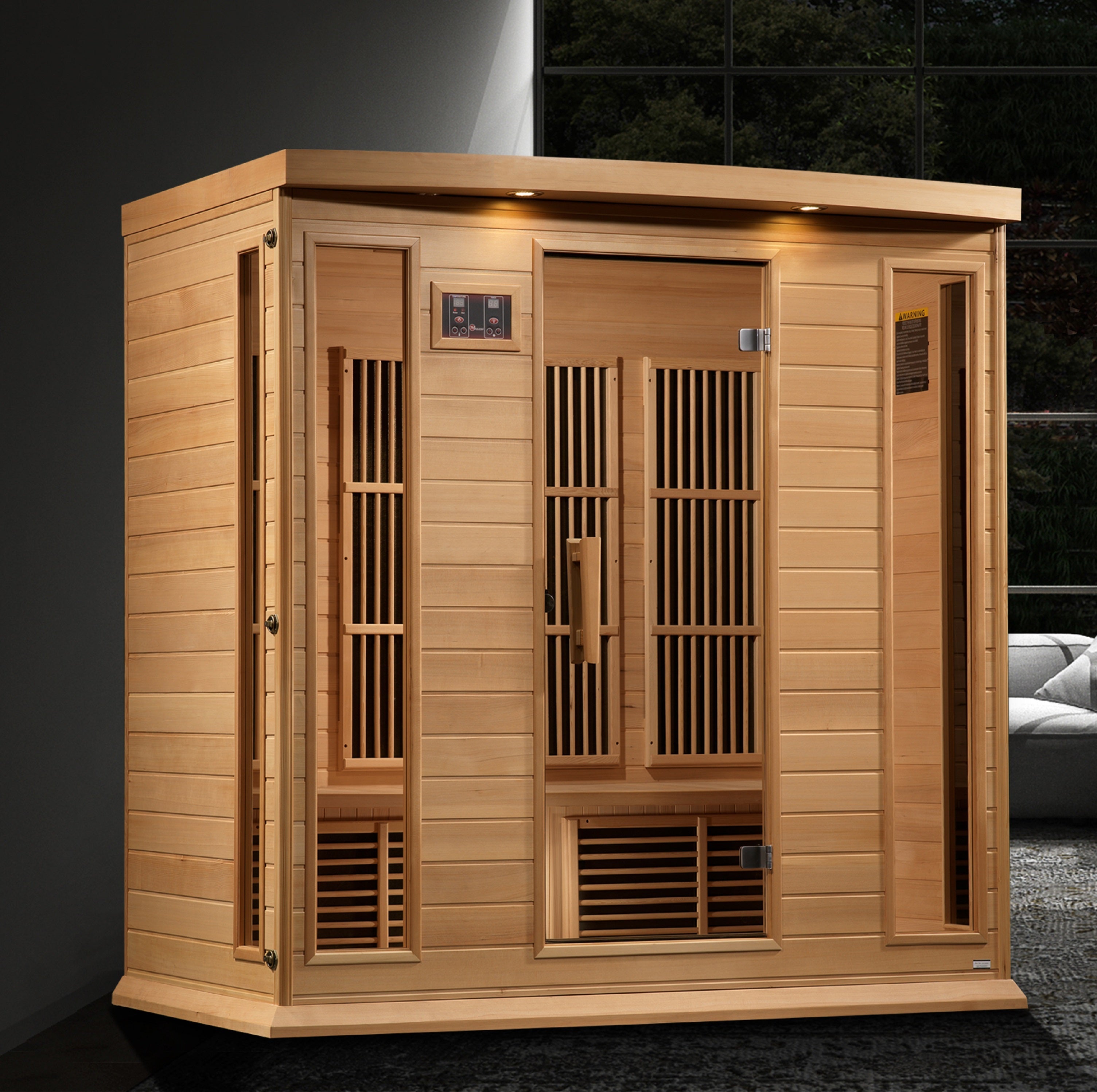 Maxxus 4 Person Near Zero EMF FAR IR Sauna