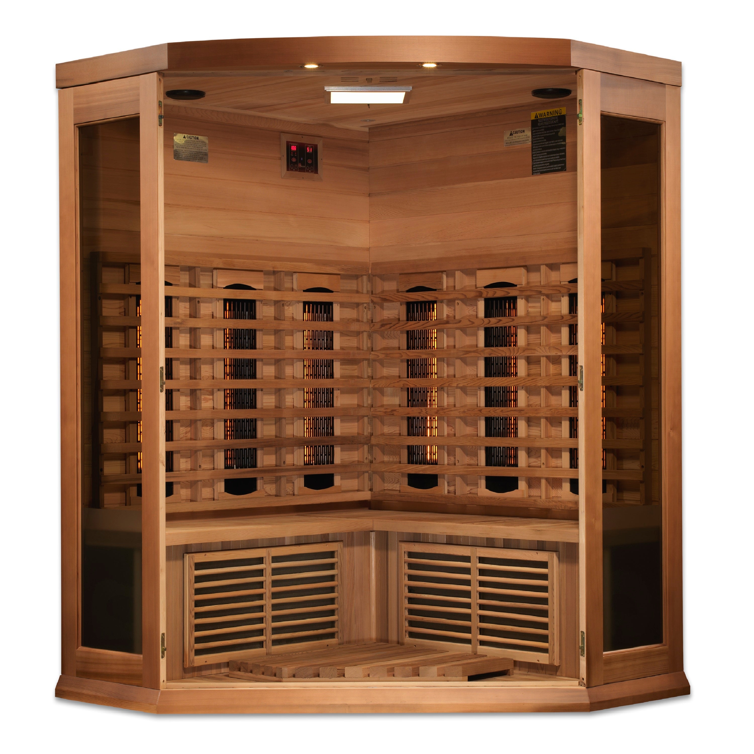 Maxxus 3 Person Full Spectrum Corner IR Sauna