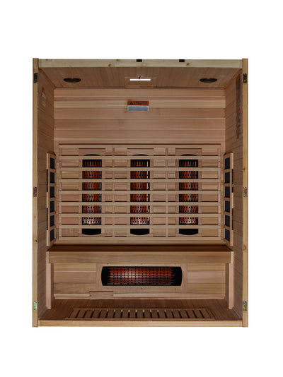 Maxxus 3 Person Full Spectrum Privacy Door IR Sauna