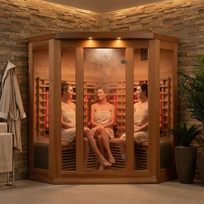 Maxxus 3 Person Full Spectrum Corner IR Sauna