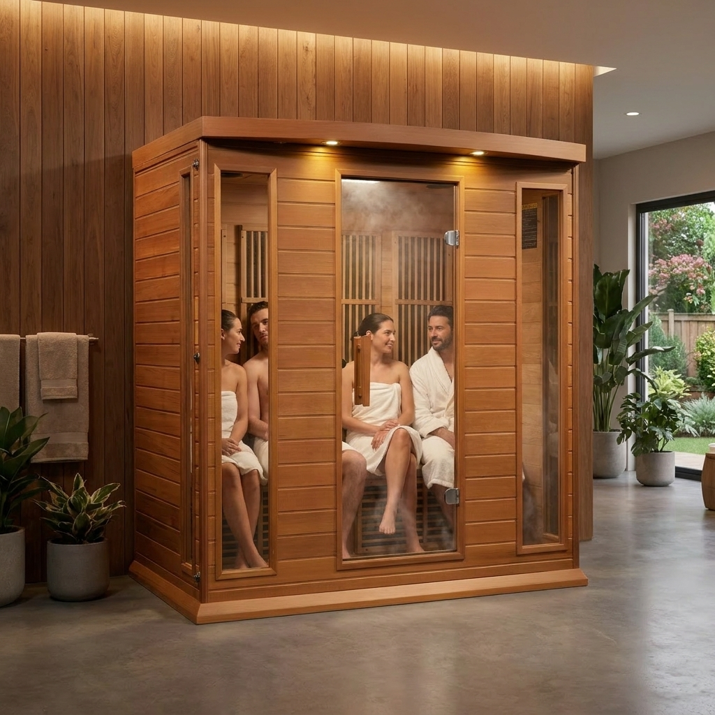 Maxxus Chaumont 4 Person Near Zero EMF FAR IR Sauna